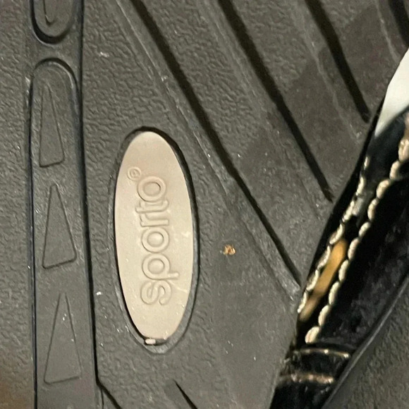 SPORTO women's BLACK suede leather  boots faux fur   Zip lace up size 6 - Picture 8 of 9